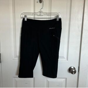 Black Eddie Bauer capri leggings